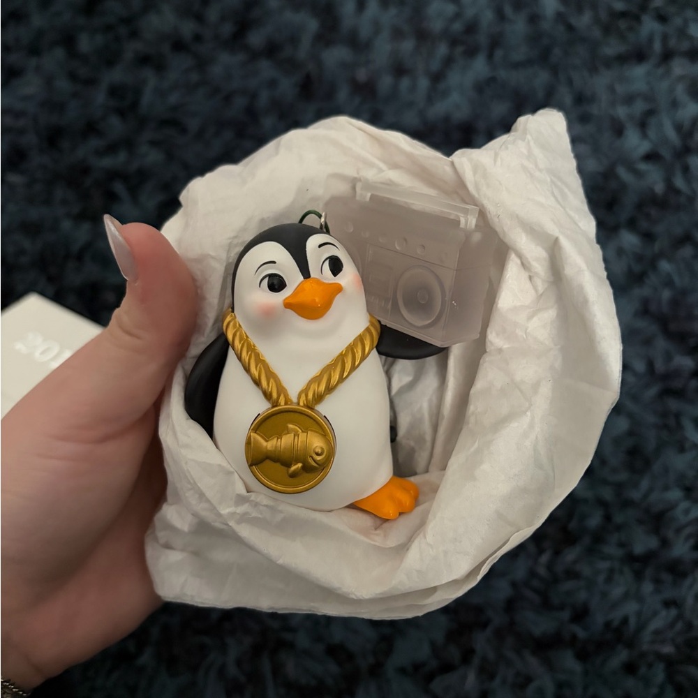 Hallmark Penguin Ornament That Sings “It’s Tricky”